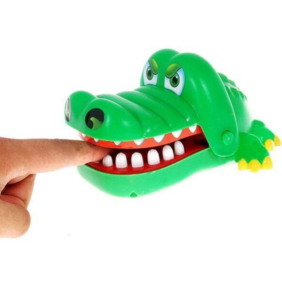 หมอฟันตรวจฟันจระเข้จอมงับ เกมจรเข้งับนิ้ว สีเขียว Crocodile Dentist (Green)