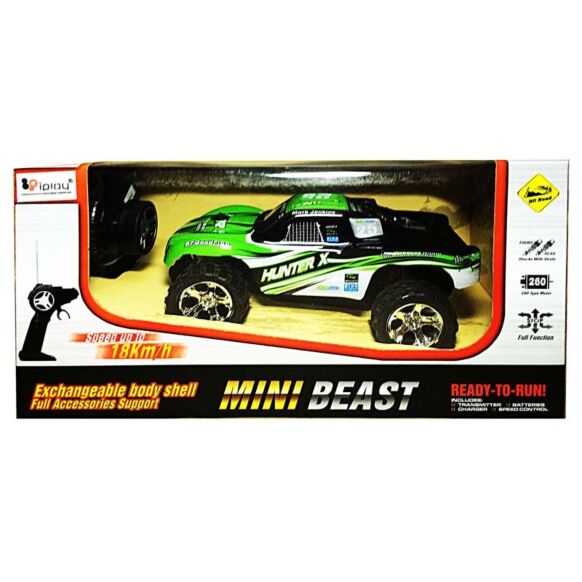 ไอเพลย์ รถบังคับวิทยุ มินิบีสท์ทรัคมอนเตอร์ซีรีย์ ความเร็ว 18 กิโลเมตรต่อชั่วโมง Iplay Mini Beast MT2 Monster Truck Series 18 km per hour