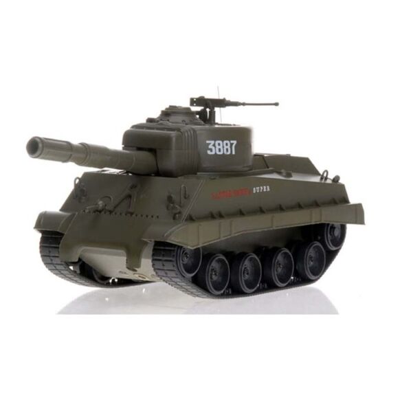 รถถังบังคับวิทยุ พร้อมอุปกรณ์การชาร์จ ยิงกระสุนได้ Tank Battle Radio Control Battle Tank Fire Cannon Ball