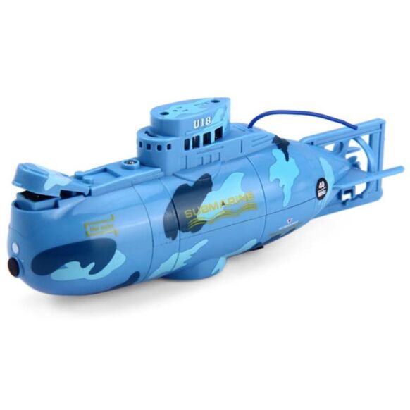 เรือดำน้ำบังคับวิทยุพร้อมรีโมทคอนโทรลกันน้ำ ZT 40MHz 3CH RC Racing Submarine Tourism with Water Resistance Remote Control