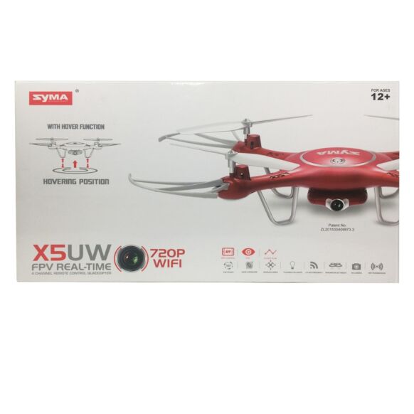 2.4 GH Quadcopter 4 Channel RC Hovering Position X5UW CAmera 720P Wifi FPV Flight Plan iOS Android