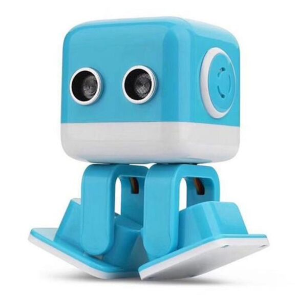 หุ่นยนต์คิวบี้ ลำโพงบลูทูธ ร้องเต้นตามเสียงเพลงจากสมาร์ทโฟนพร้อมรีโมท Wltoys Wl Tech Cubee F9 Rc Amusement Educational Smart Robot Toy