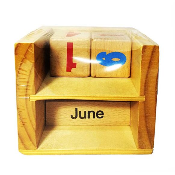 ปฏิทินไม้ แสดงวันที่ Calendar Wooden Blocks