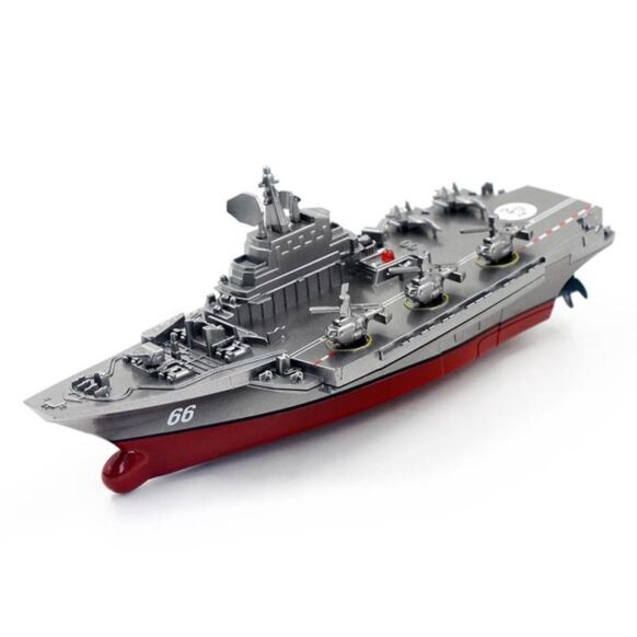 เรือรบบังคับวิทยุต่อสู้อากาศยาน แบทเทิลชิพแอร์คราฟท์ชาแลนเจอร์ Remote Control Challenger Aircraft Carrier RC Boat Warship Battleship