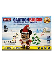 เลโก้คริสมาสต์หรรษากับซานต้าการ์ตูน BALODY Cartoon Blocks Christmas Lego Block 68012