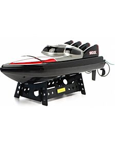 เรือแข่งบังคับวิทยุ ความเร็วสูง มอเตอร์คู่ 27 MHz RC Radio Control Model Boat Racing