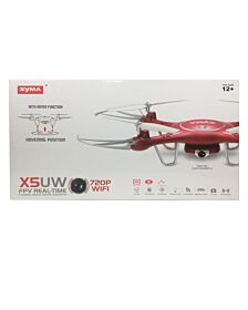 2.4 GH Quadcopter 4 Channel RC Hovering Position X5UW CAmera 720P Wifi FPV Flight Plan iOS Android