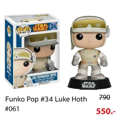 funko pop star wars luke skywalker hoth