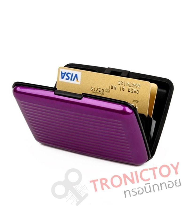 เคสกระเป๋าตังค์ ใส่บัตรอเนกประสงค์ - Security Credit Card Wallet