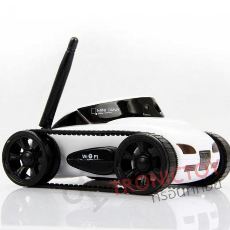 รถถังบังคับสอดแนมควบคุมผ่านสมาร์ทโฟน Mini I-Spy Tank control via Smart Phone compatible with iOS and Android