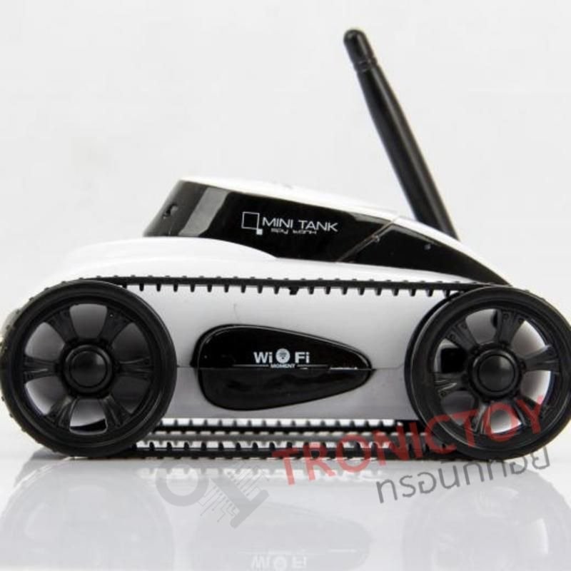 รถถังบังคับสอดแนมควบคุมผ่านสมาร์ทโฟน Mini I-Spy Tank control via Smart Phone compatible with iOS and Android
