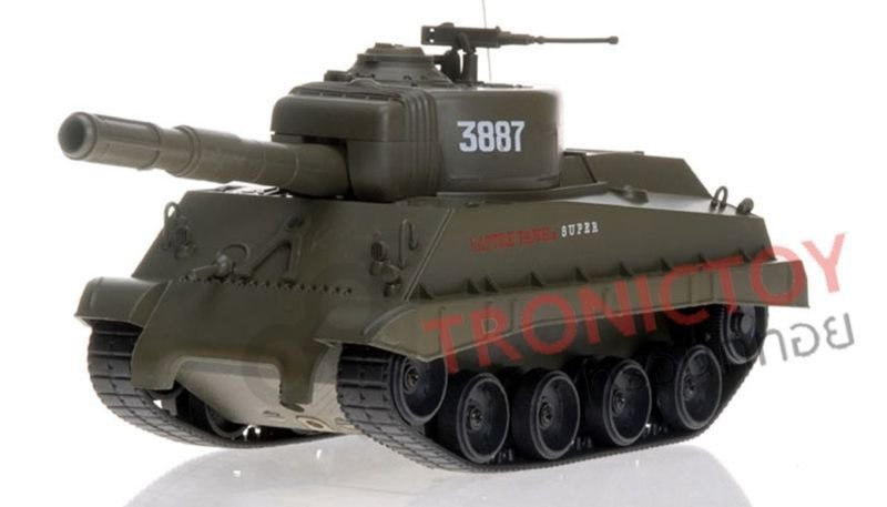 TANK BATTLE RADIO CONTROL BATTLE TANK FIRE CANNON BALL