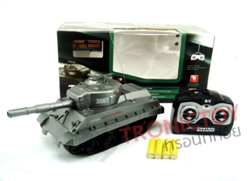 TANK BATTLE RADIO CONTROL BATTLE TANK FIRE CANNON BALL