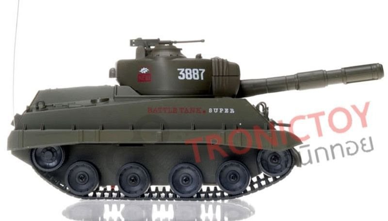 TANK BATTLE RADIO CONTROL BATTLE TANK FIRE CANNON BALL