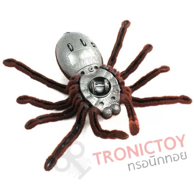 INFRARED REMOTE CONTROL TARANTULA SPIDER WITH LIGHT TRICK ROBOT TOY (BROWN) หุ่นยนต์แมงมุม