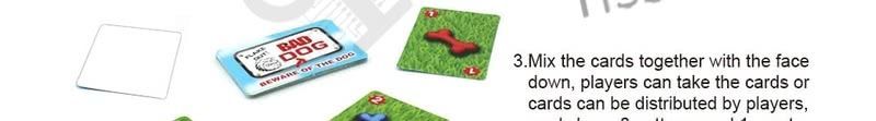 FLAKE OUT BAD DOG BONES CARDS TRICKY TOY GAMES