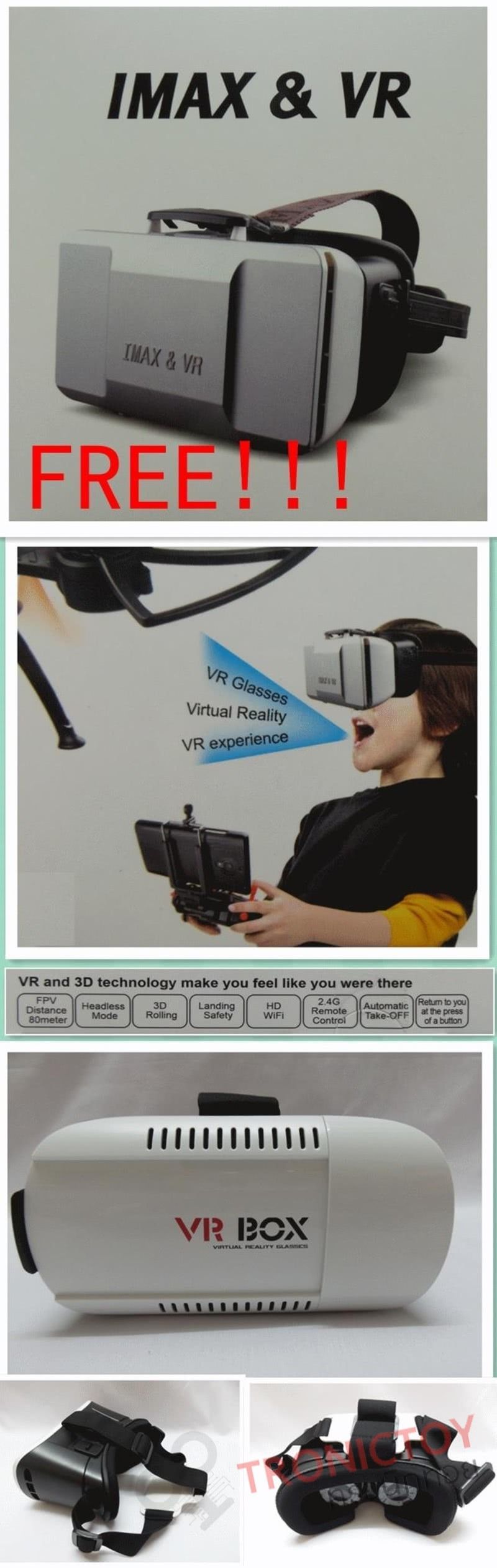Drone Get Free VR Glasses