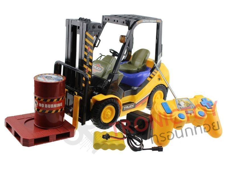 RADIO CONTROL TRUCK POWERFUL ENGINEERING TOY FOR KID HEAVY SIMULATE STYLE (YELLOW)