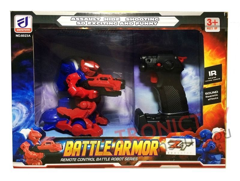 ZT BATTLE ARMOR INFRARED REMOTE CONTROL BATTLE ROBOT SERIES REALISTIC EFFECTS