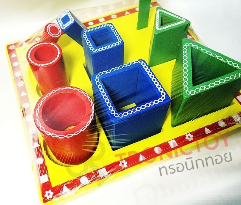 WOOD TOY 3 GEOMETRY SET WOOD TOY 3 GEOMETRY SET