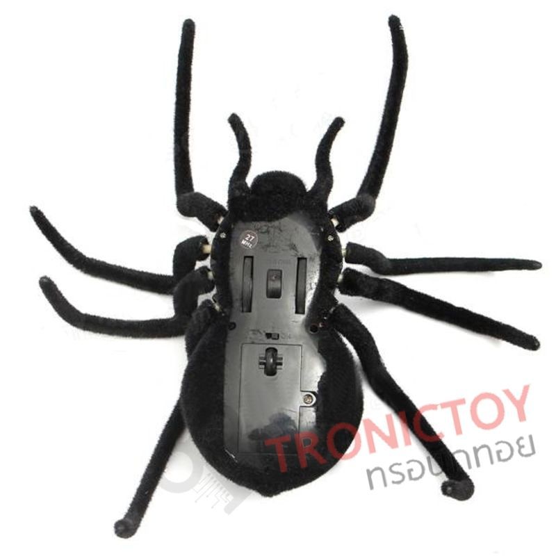 8 INCHES RADIO REMOTE CONTROL 4CH REALISTIC RC BLACK WIDOW SPIDER