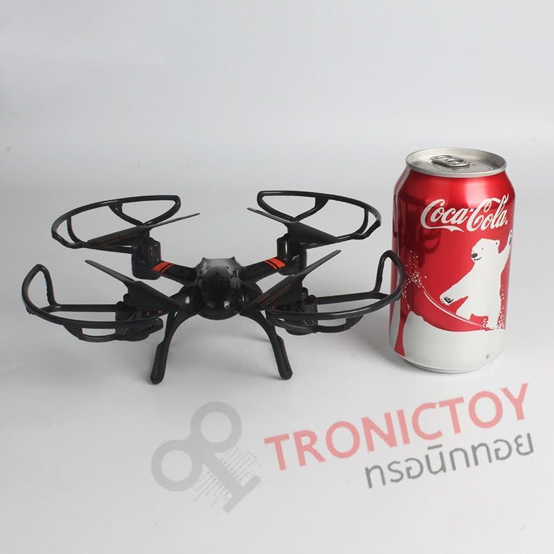 โดรนบังคับวิทยุ 4 ใบพัด สุดยอดอัจฉริยะอากาศยาน พร้อมฟังก์ชัน ปุ่มเดียวบินกลับที่เดิม 2.4 GHz 4 Channel Super-F Intelligent unmanned aerial vehicle quadcopter drone One Key Return Remote Control
