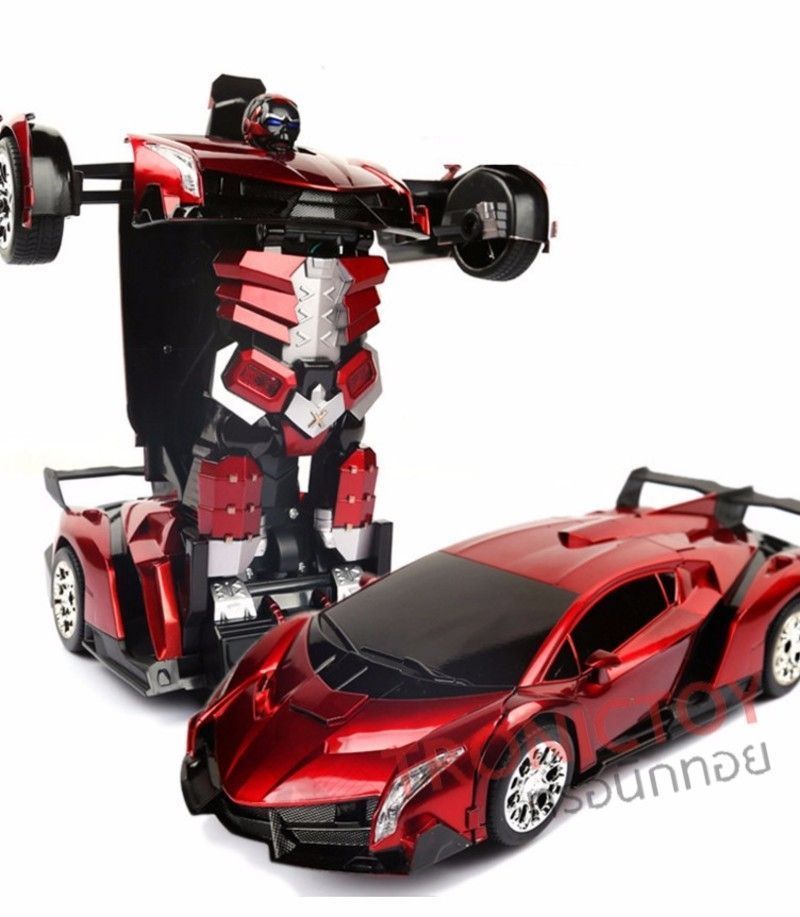  2.4 GHz RC Transformation Glorious Mission Anger Ares Fly Wheel Transformation Fighting Robot 112 One Key Transform