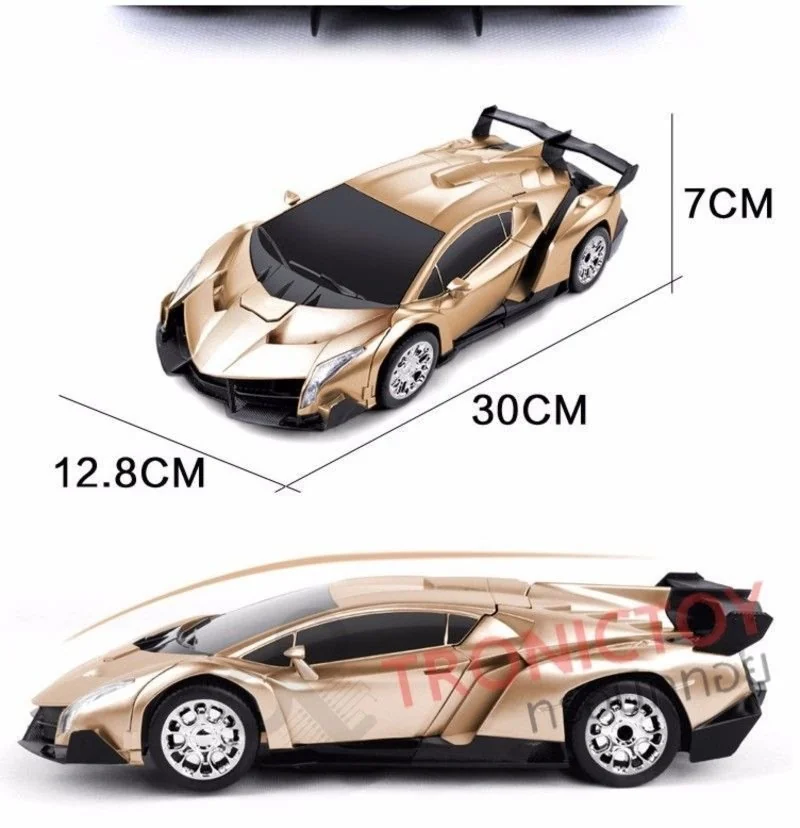  2.4 GHz RC Transformation Glorious Mission Anger Ares Fly Wheel Transformation Fighting Robot 112 One Key Transform
