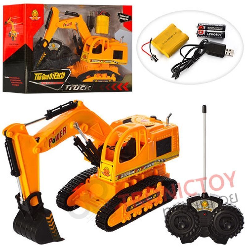 40 MHz The God of Earth Crane Truck Radio Control USB Charging Rotate 360