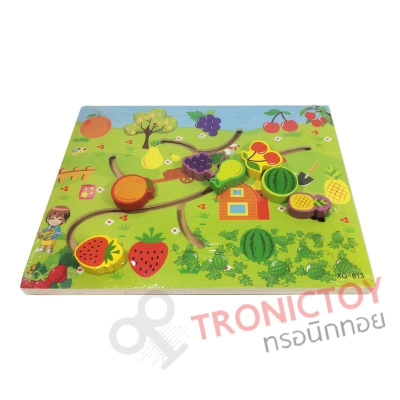ของเล่นไม้ เสริมพัฒนาการ Wood Toy Matching Picture Board Game