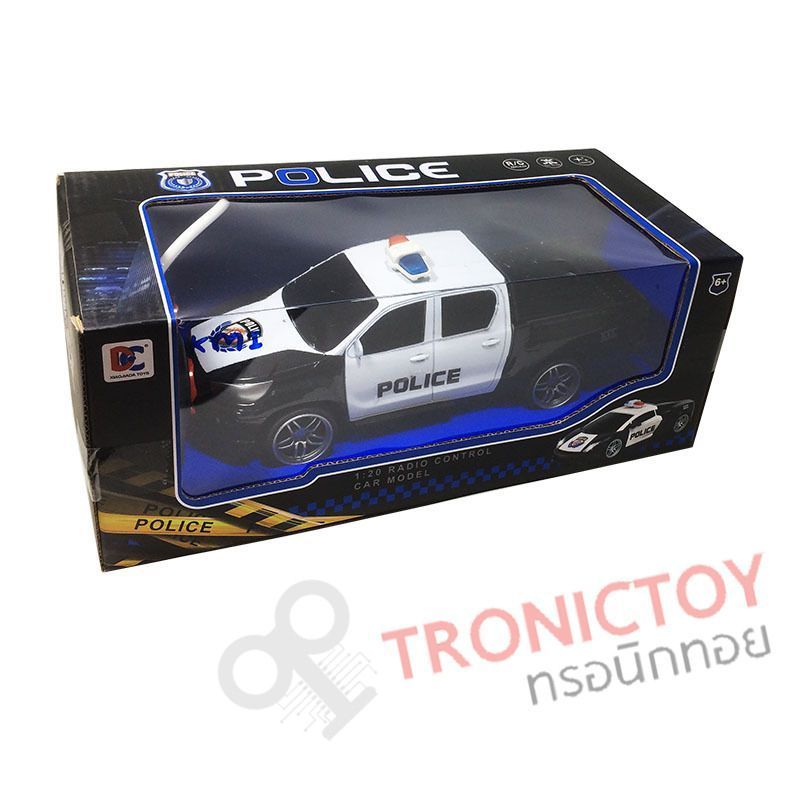 RC Car with Red Blue Light Police